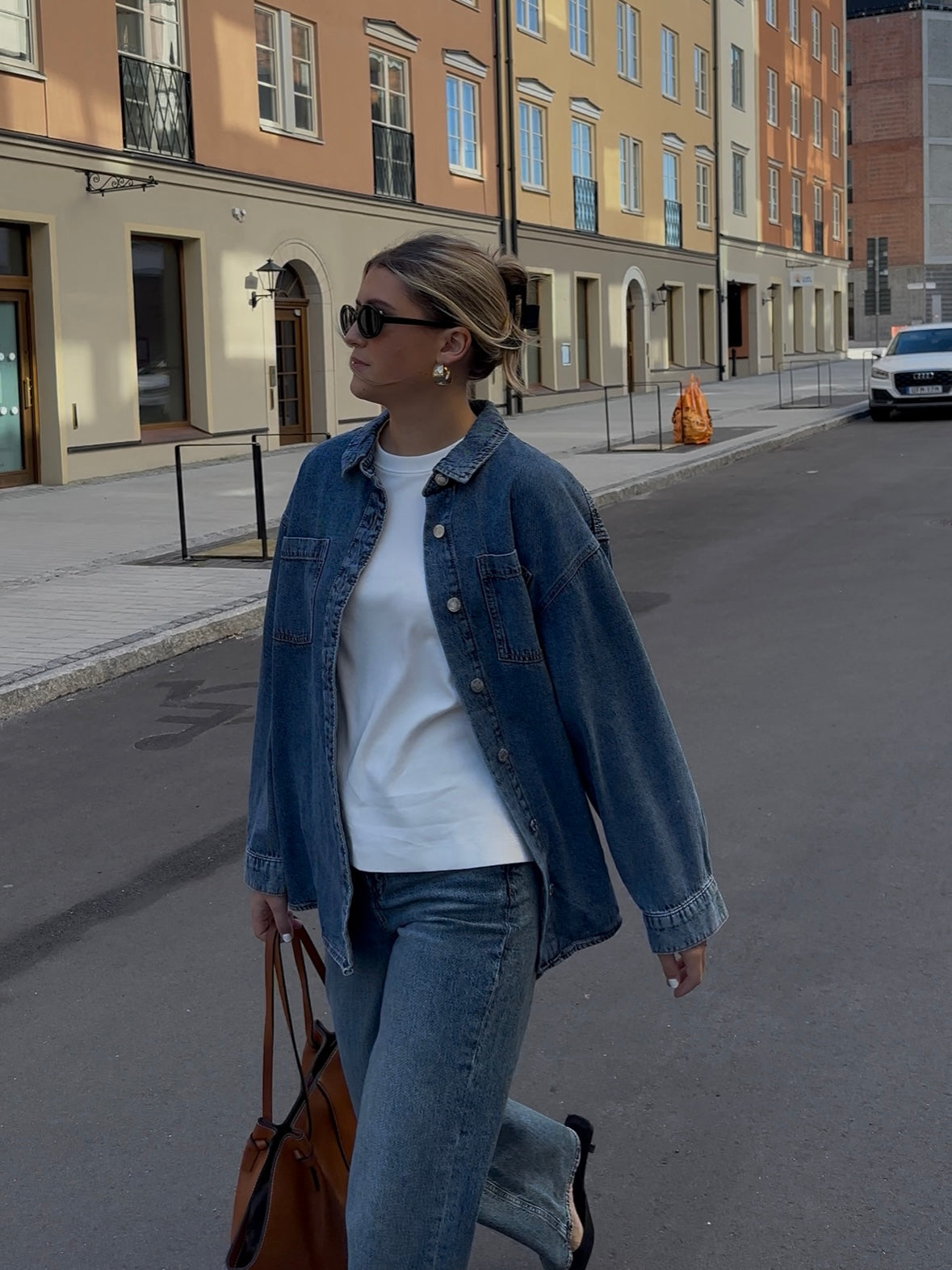 VMJENNIE Denim Shirt - Medium Blue Denim